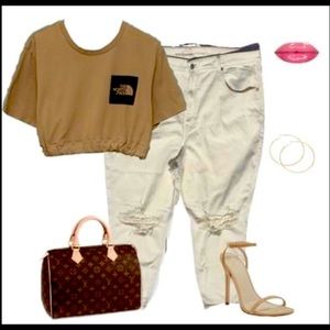 NWOT! Cream American Eagle Jeans